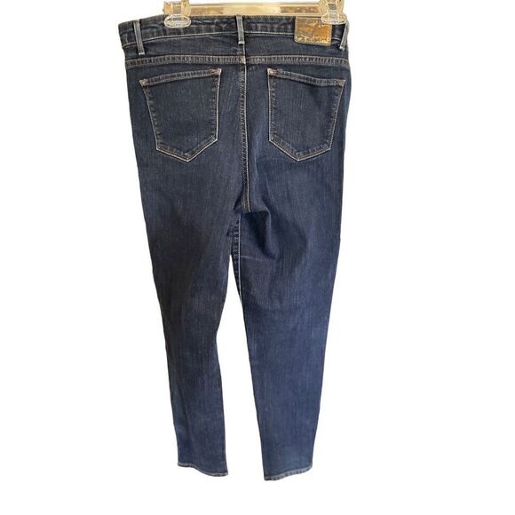 Anne Klein Women's Skinny Jeans Missy Denim Stretchy Side Zip Dark Wash Size 12 - Picture 9 of 15